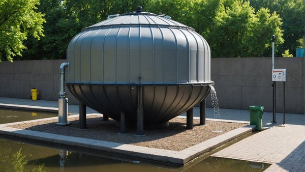 Citerne souple de récupération d'eau de pluie: 3m³ de praticité pour votre jardin